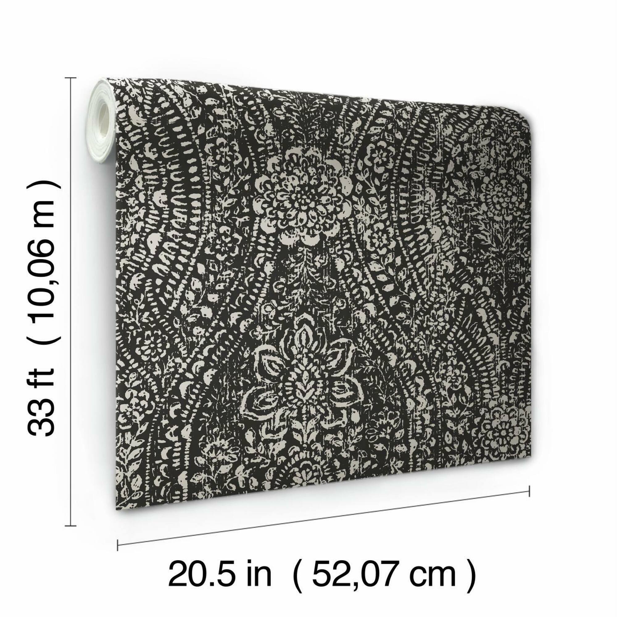 RoomMates Ornate Ogee Peel & Stick Wallpaper